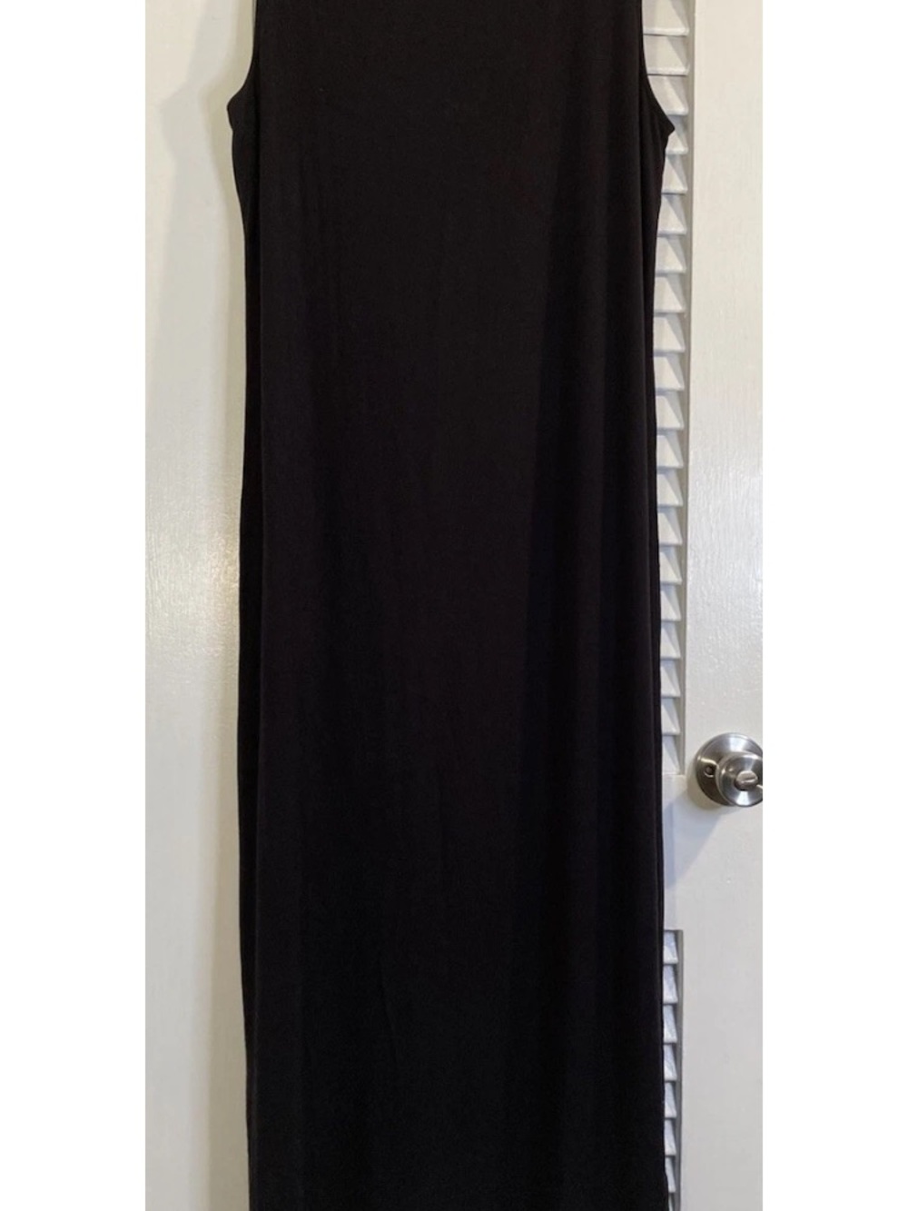 Sigrid Olsen Black Sleeveless Maxi Dress